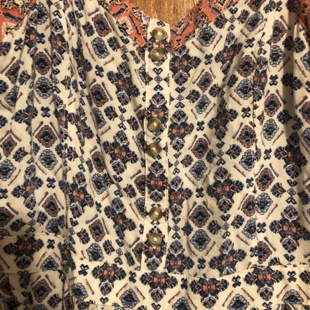 American Eagle Pattern Romper Size XS - Picture 3 of 7